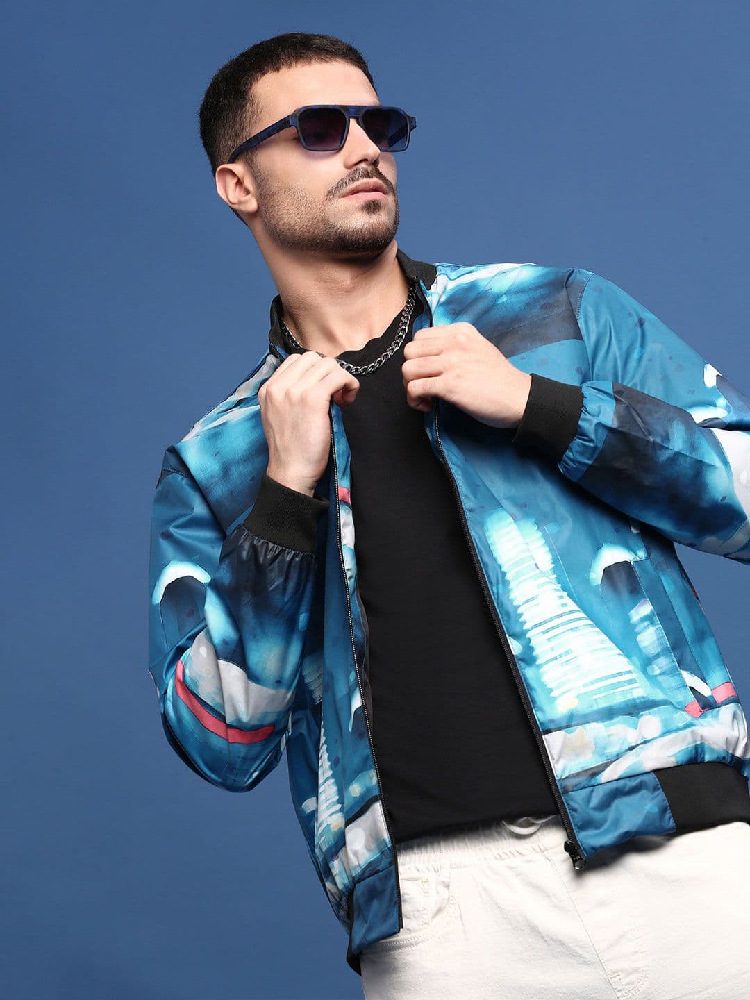 SHOWOFFFF Men Lightweight Bomber Jacket - view 1