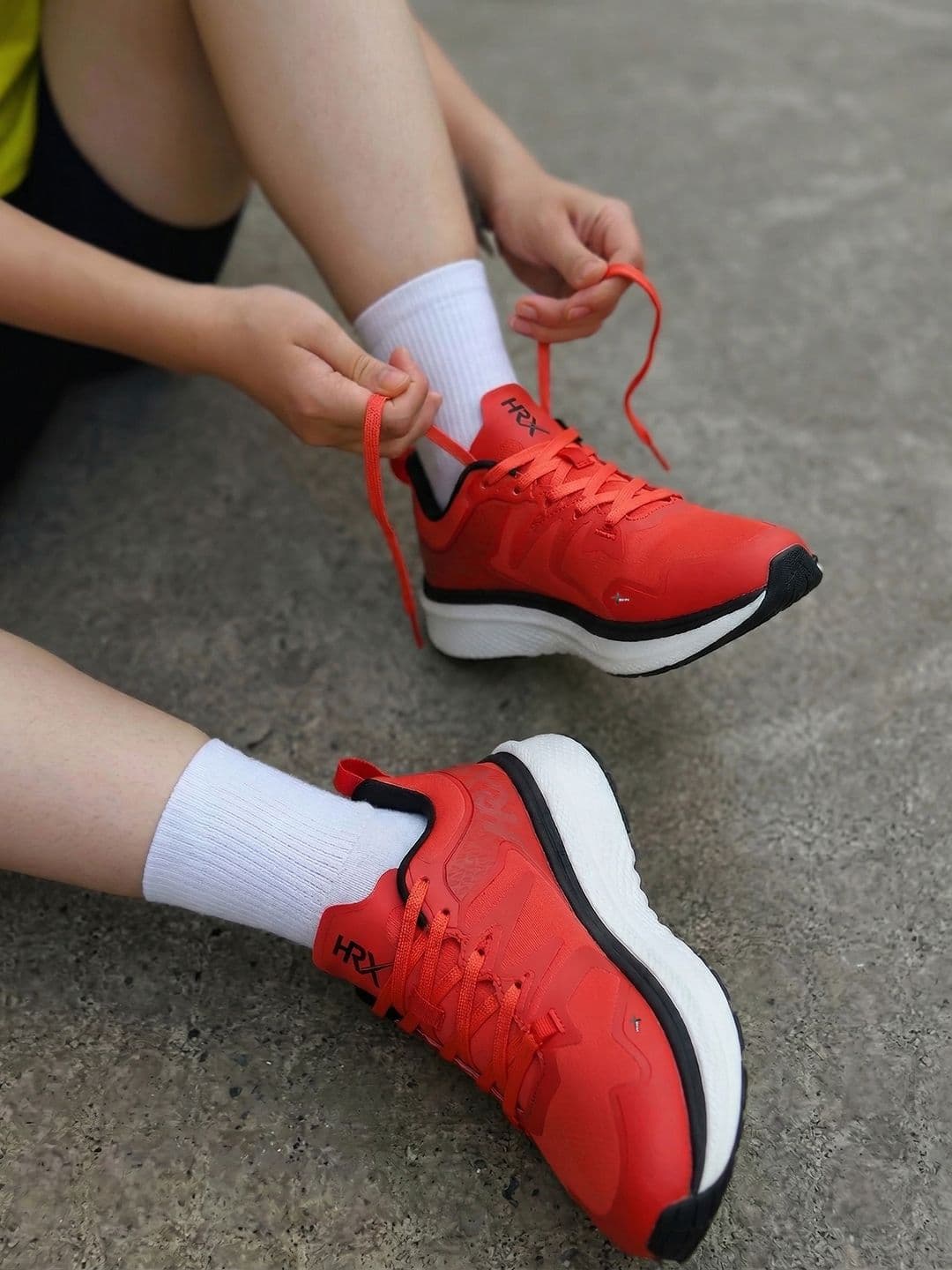 HRX by Hrithik Roshan Men Orange PROPULSION Running Shoe - view 1