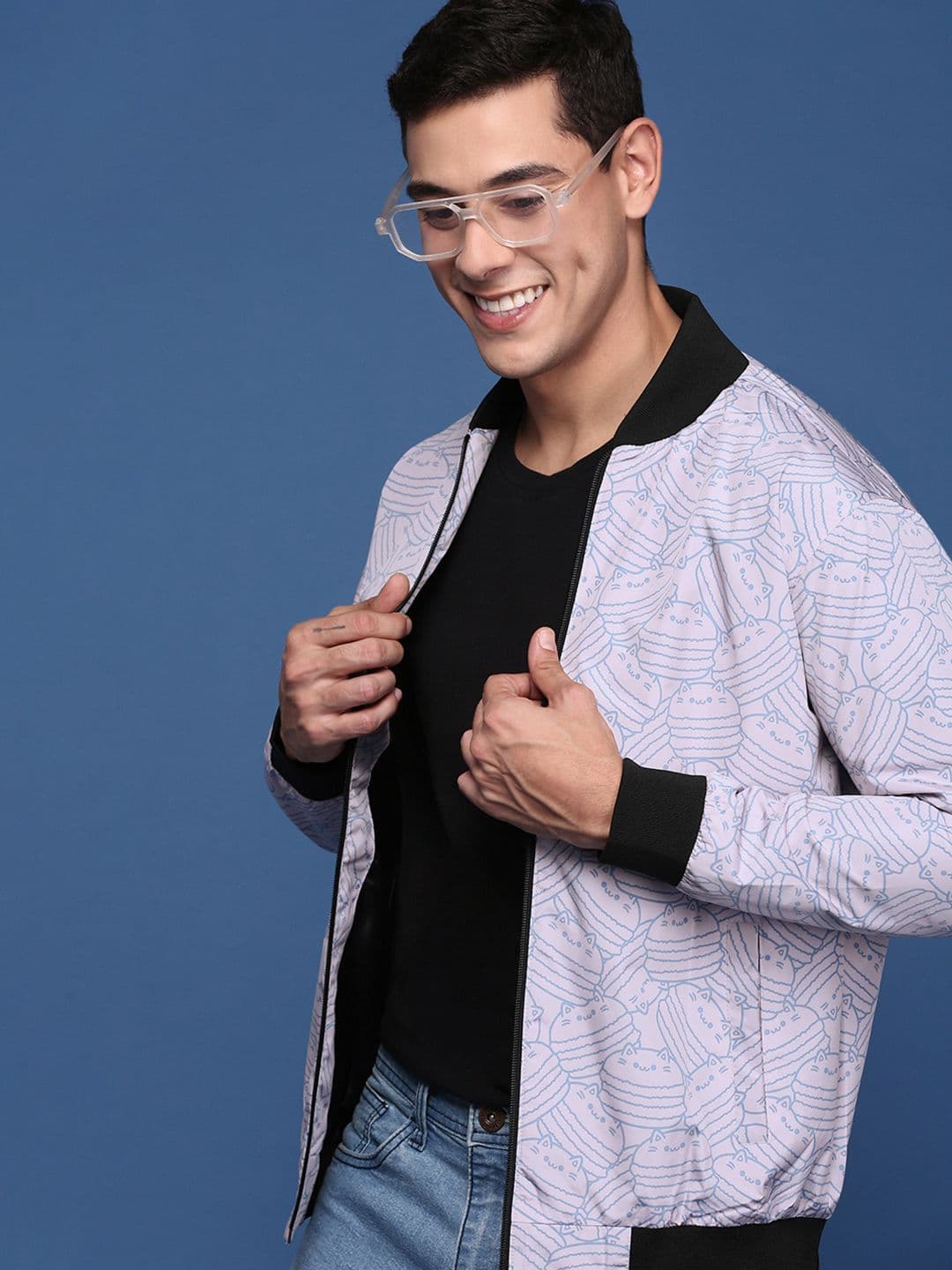SHOWOFFFF Men Lightweight Bomber Jacket - view 1