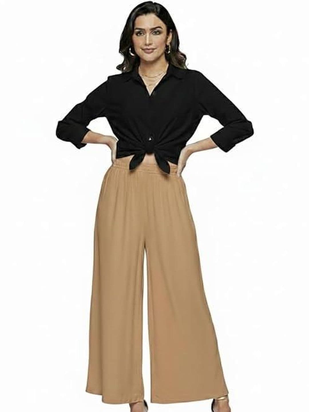 Thrifty Thread Women Liva Ethnic Palazzos - view 1
