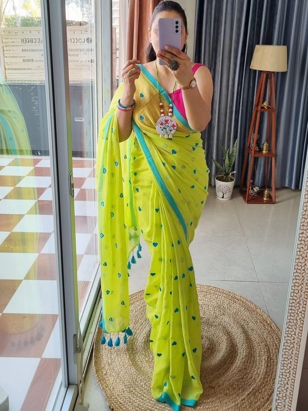 OSARIO Pure Cotton Saree - view 1