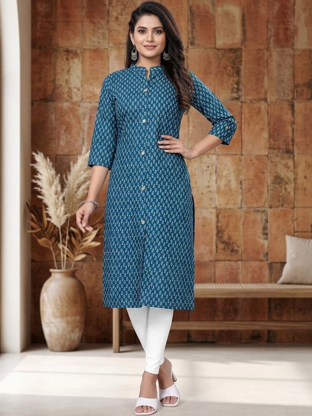 SEWDHAGA Women Geometric Printed Kurta - view 1