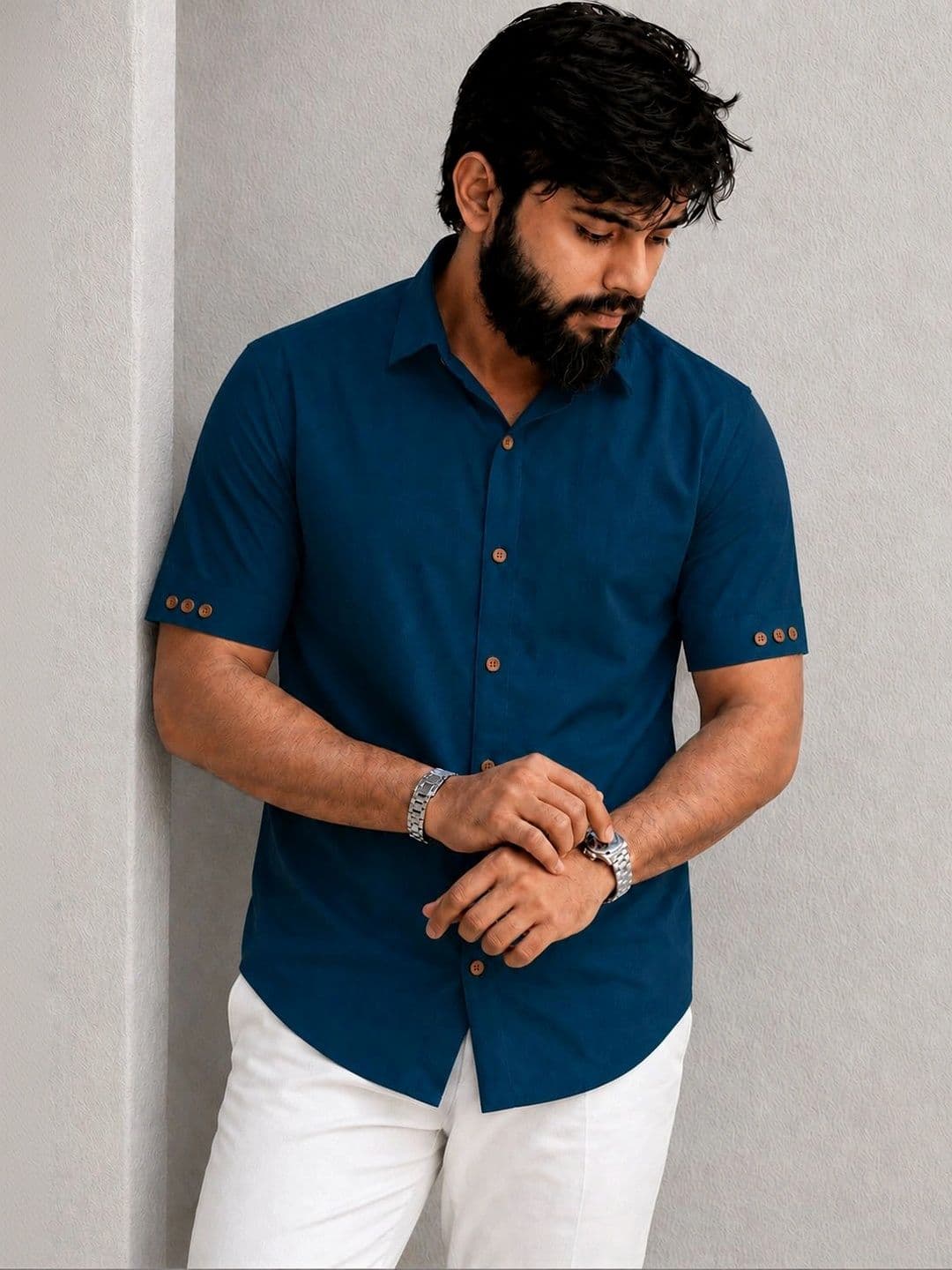Anneca Men Relaxed Casual Shirt - view 1