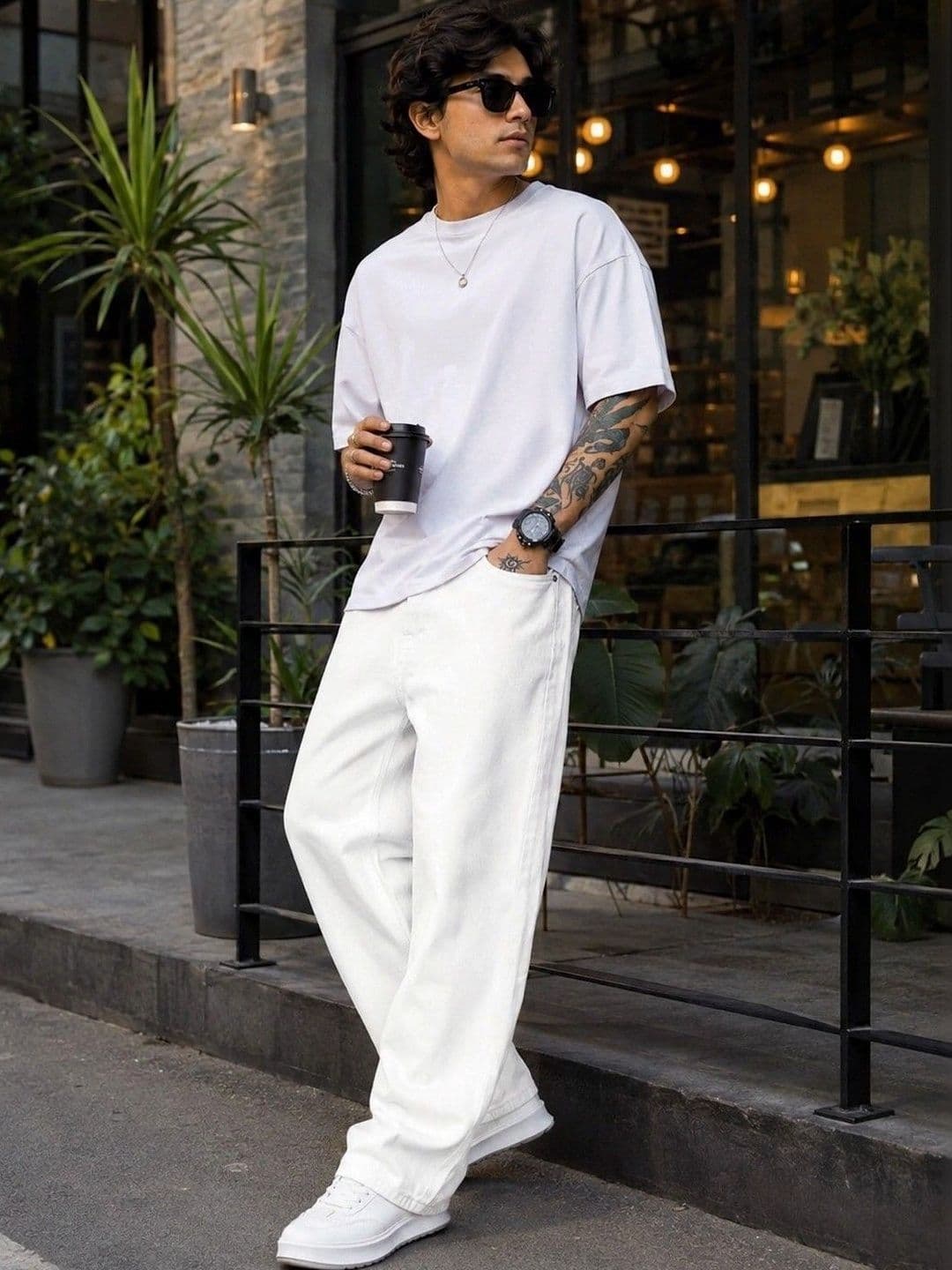 THE BEETEL HOUSE Men Classic Straight Fit Mid-Rise Stretchable Jeans - view 1