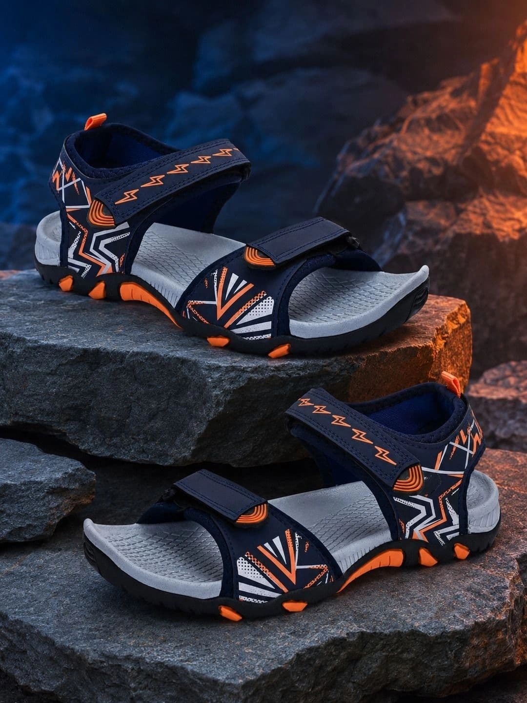 The Roadster Lifestyle Co Men Velcro Sports Sandals - view 1