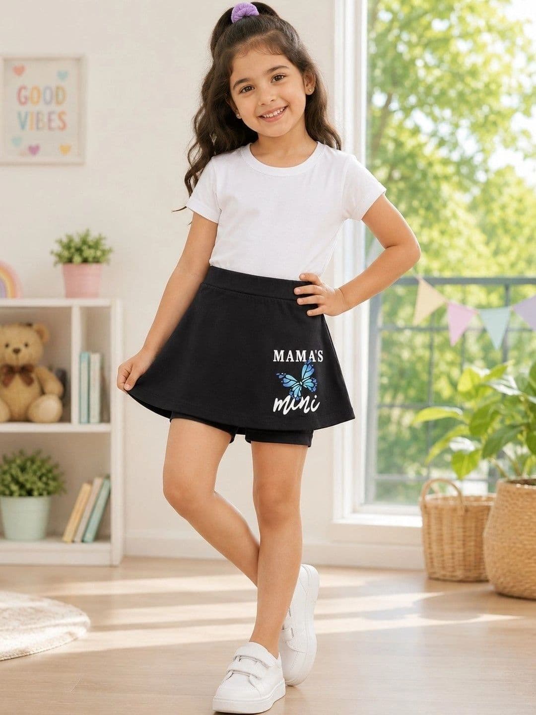 FAZZA Girls Graphic Graphic Print Others Mini A-Line Skirt - view 1