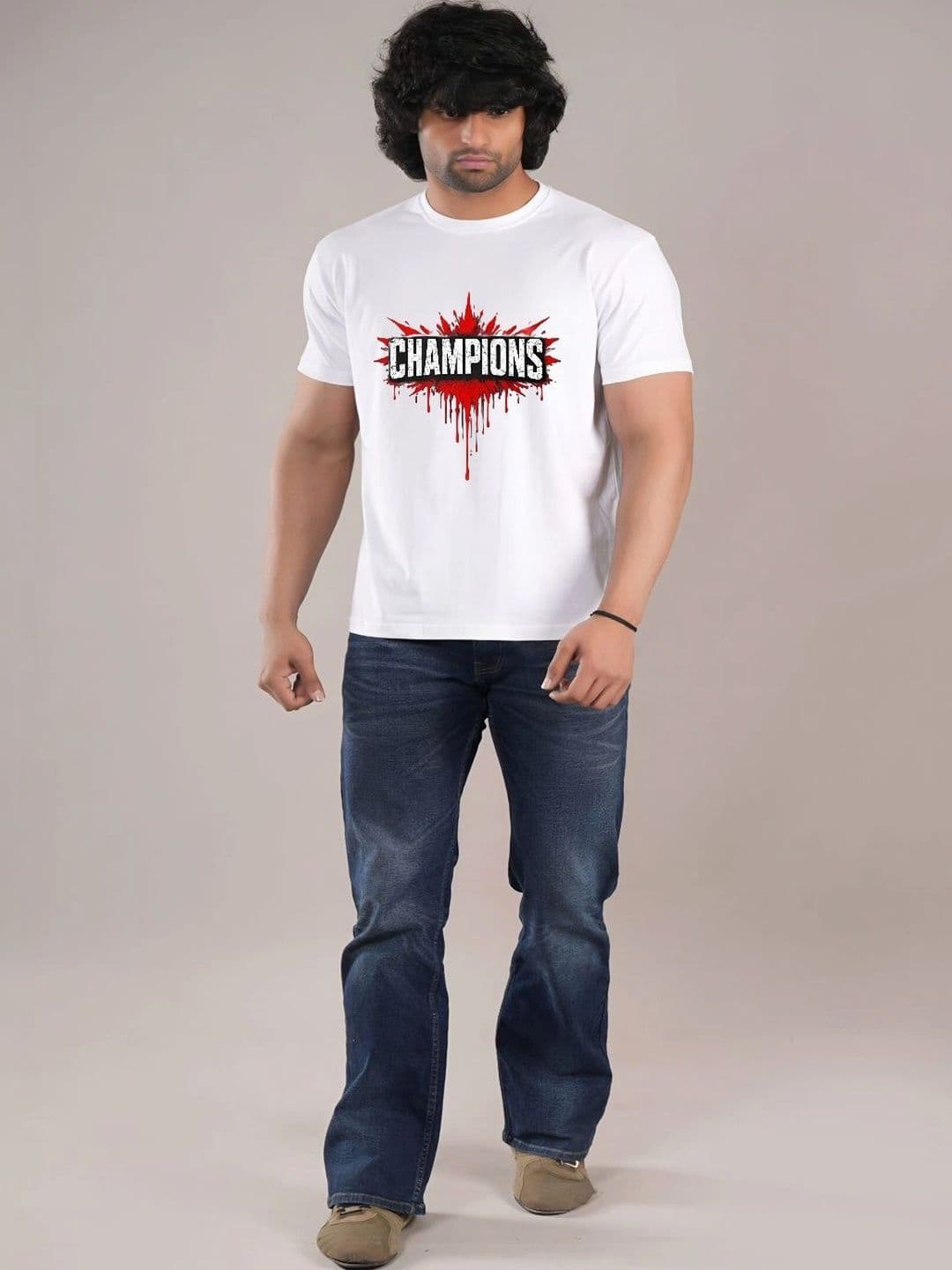 HESHA Men Typography Printed T-shirt - view 1