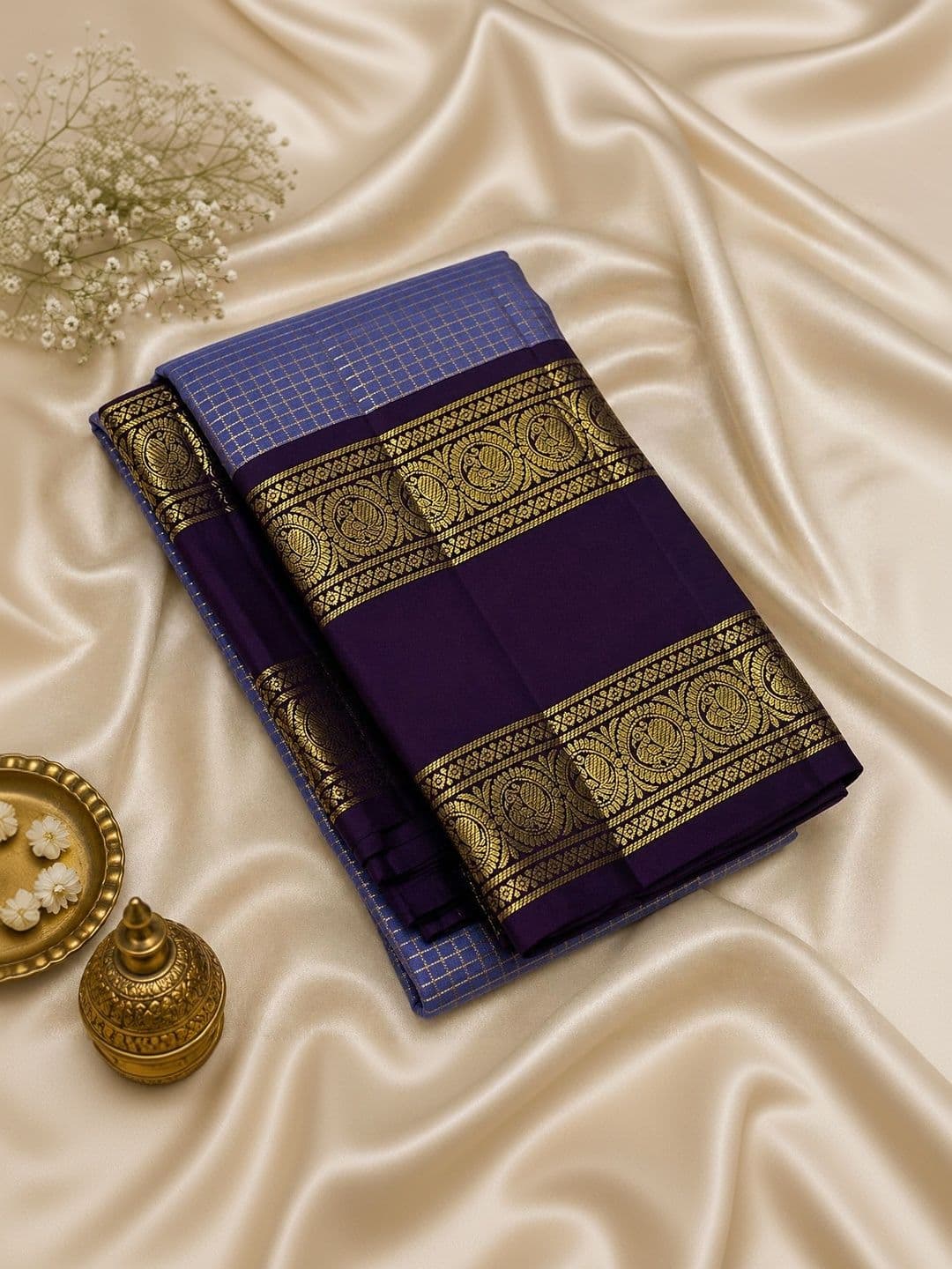Vibhagyaa Woven Design Zari Art Silk Designer Banarasi Saree - view 1