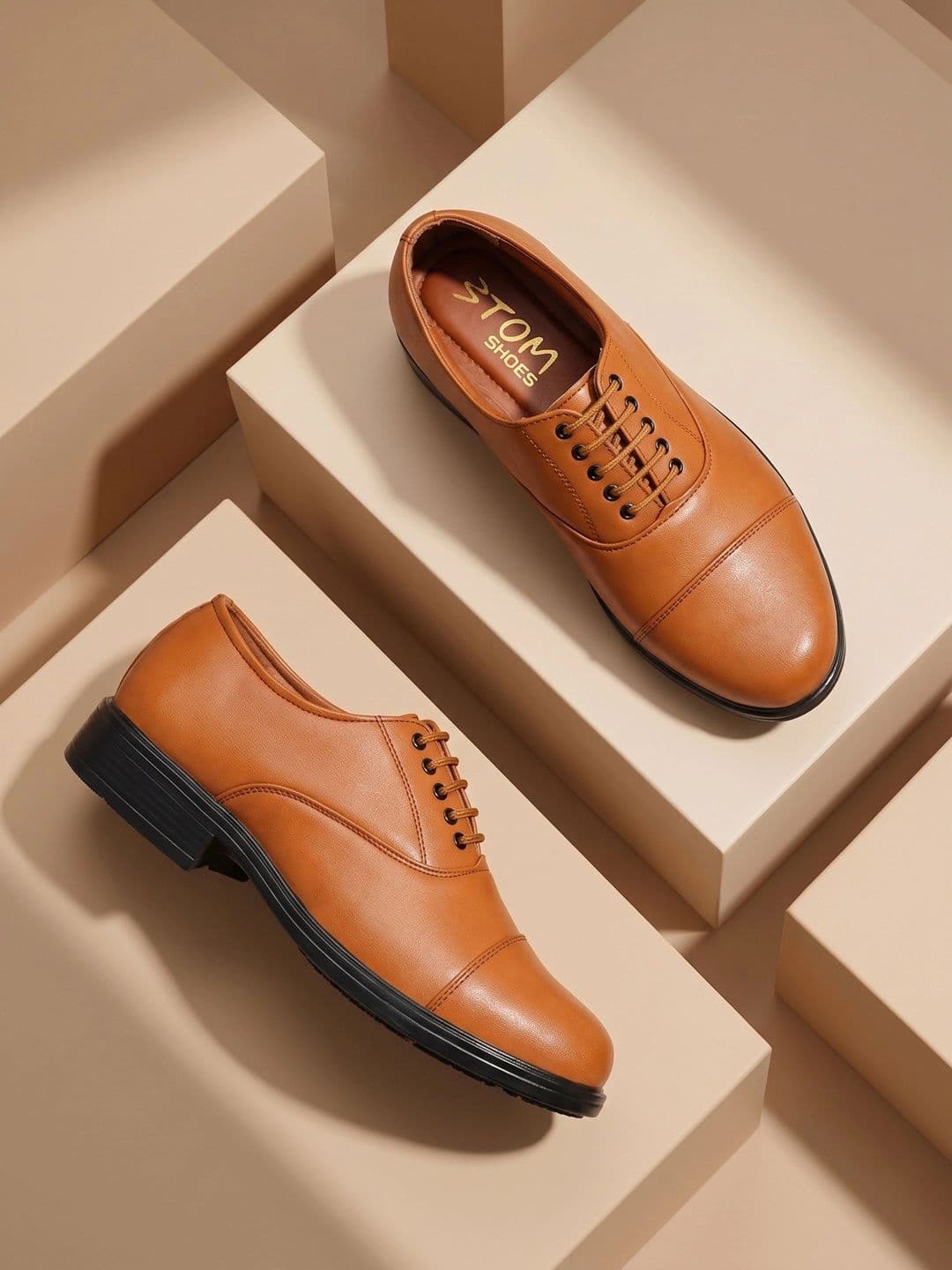 BTOM Men Formal Lace-Ups Oxfords Shoes - view 1