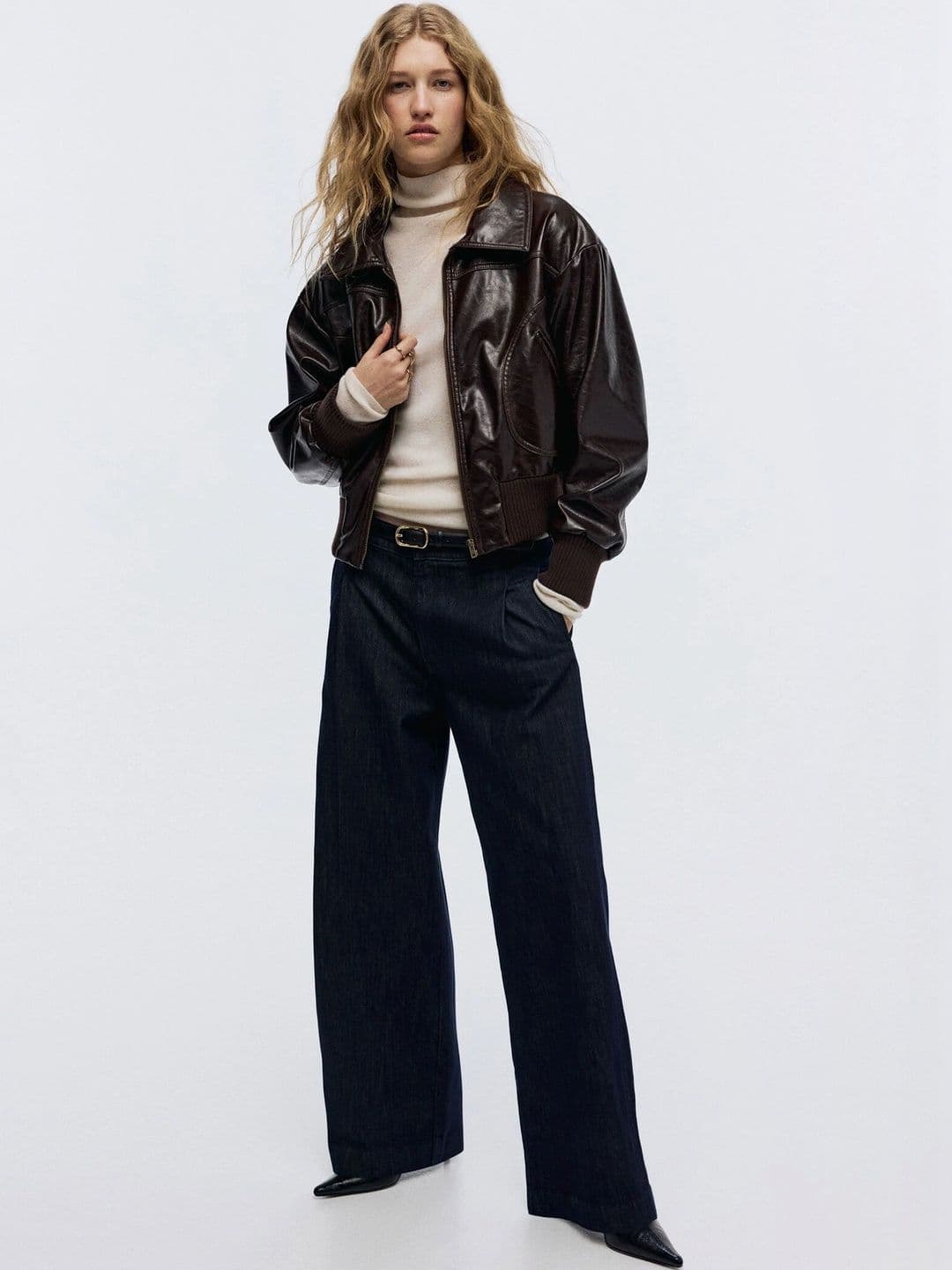 H&M Wide Regular Jeans - view 1