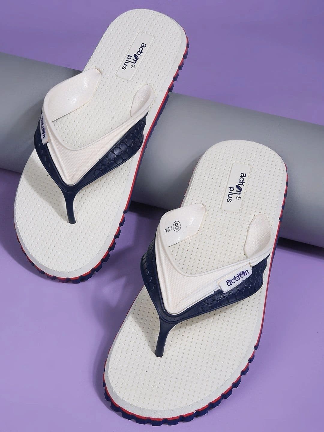 Action Men Colourblocked Rubber Thong Flip-Flops - view 1