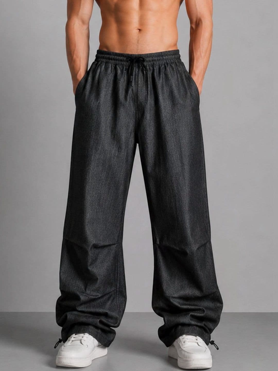 House of Koala Men Loosefit denim parachute cargo - view 1