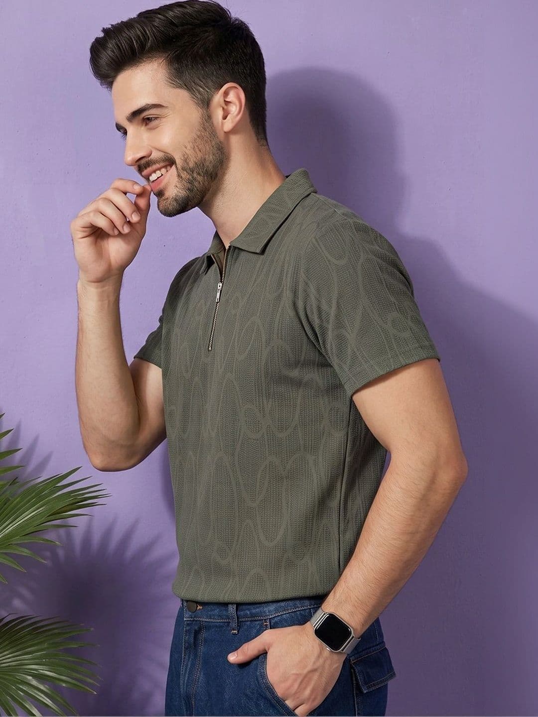 OGEN Men Polo Collar T-shirt - view 1