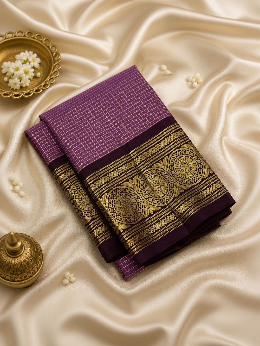Vibhagyaa Woven Design Zari Art Silk Designer Banarasi Saree - view 1