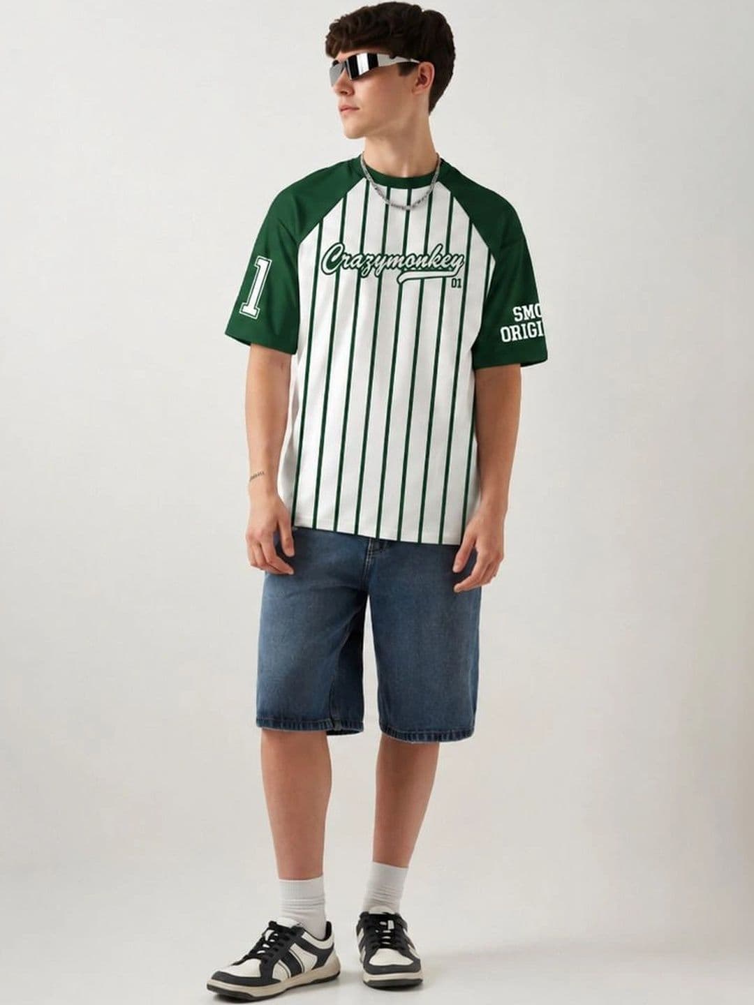 SMOSH Men Striped T-shirt - view 1