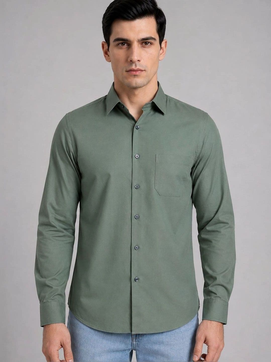 R.Code by The Roadster Life Co. Men Classic Casual Shirt - view 1