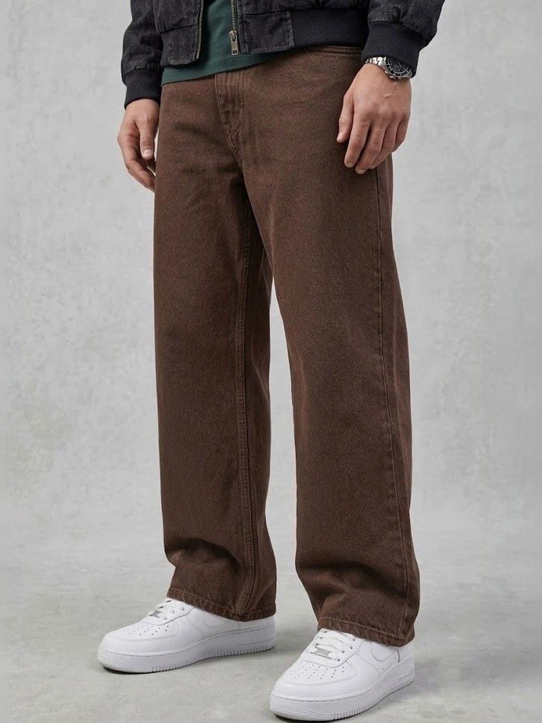 Ds Fashion Men Wide Leg Mid-Rise Jeans - view 1