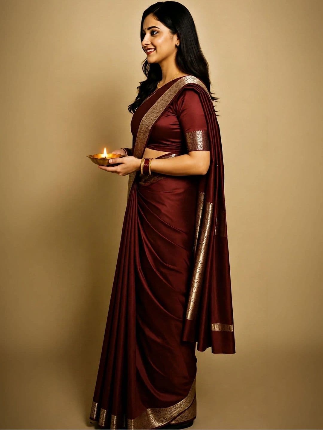 STYLISH SAREES Zari Art Silk Banarasi Saree - view 1