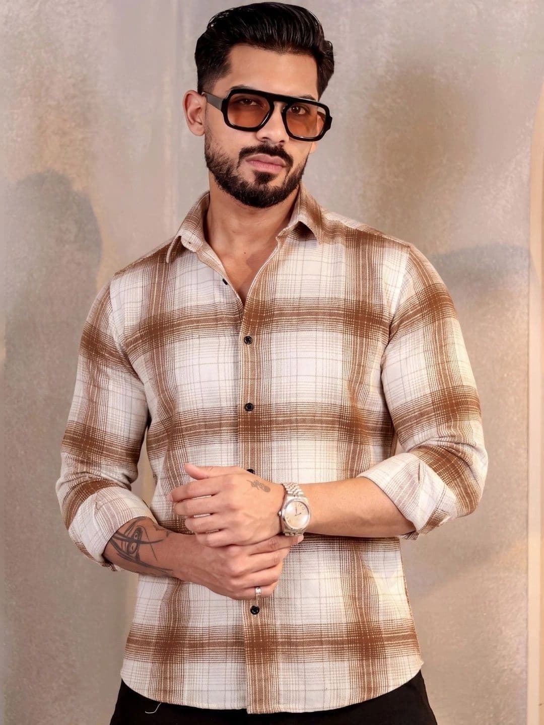 Manspire Men Checked Casual Shirt - view 1