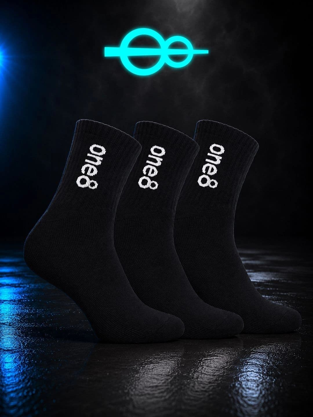 One8 Men Pack of 3 Ankle Length Socks Antibacterial Comfort & Breathable Sock - view 1