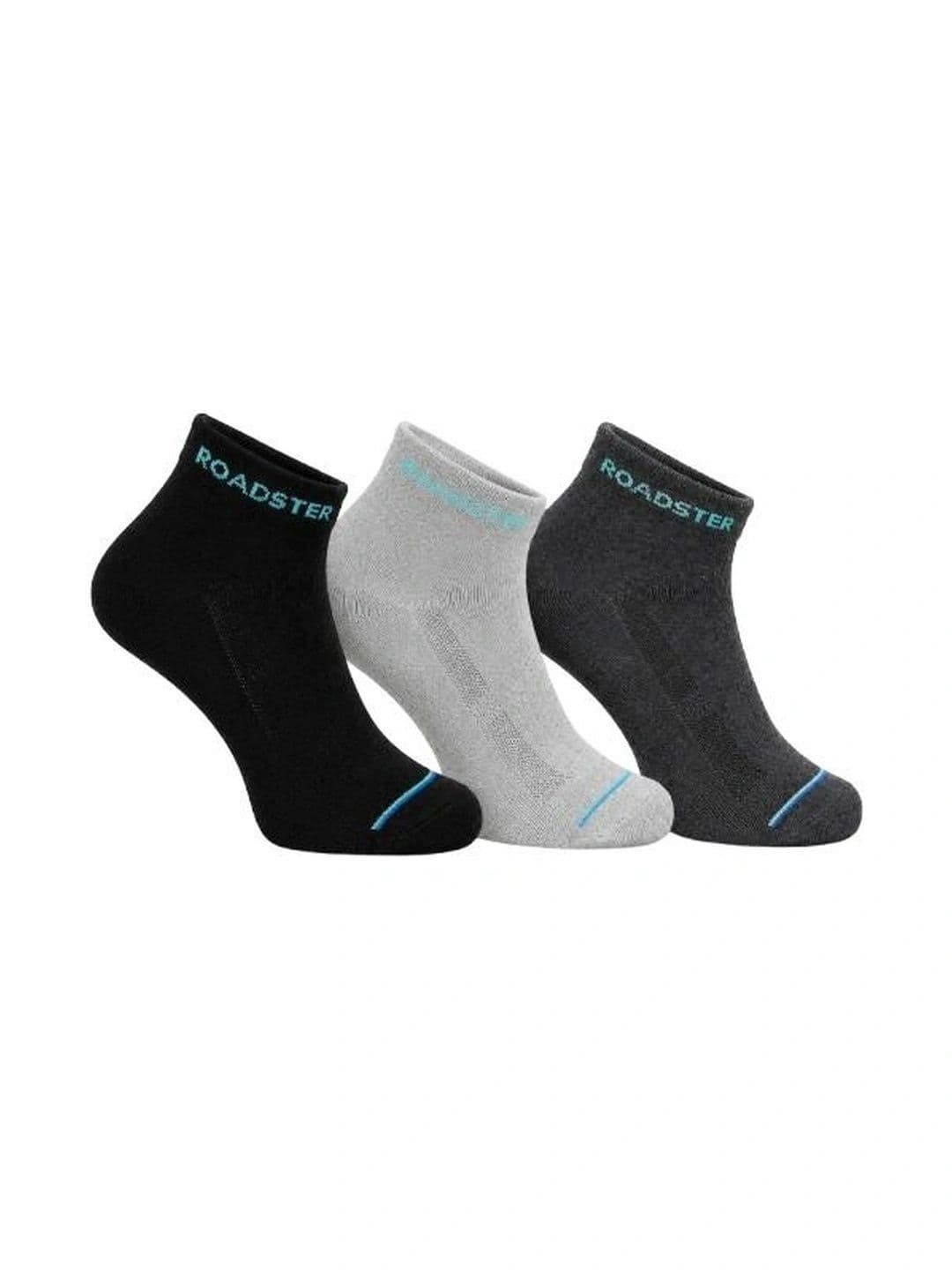 Roadster Men Pack of 3 Cotton Ankle Length Socks - view 1