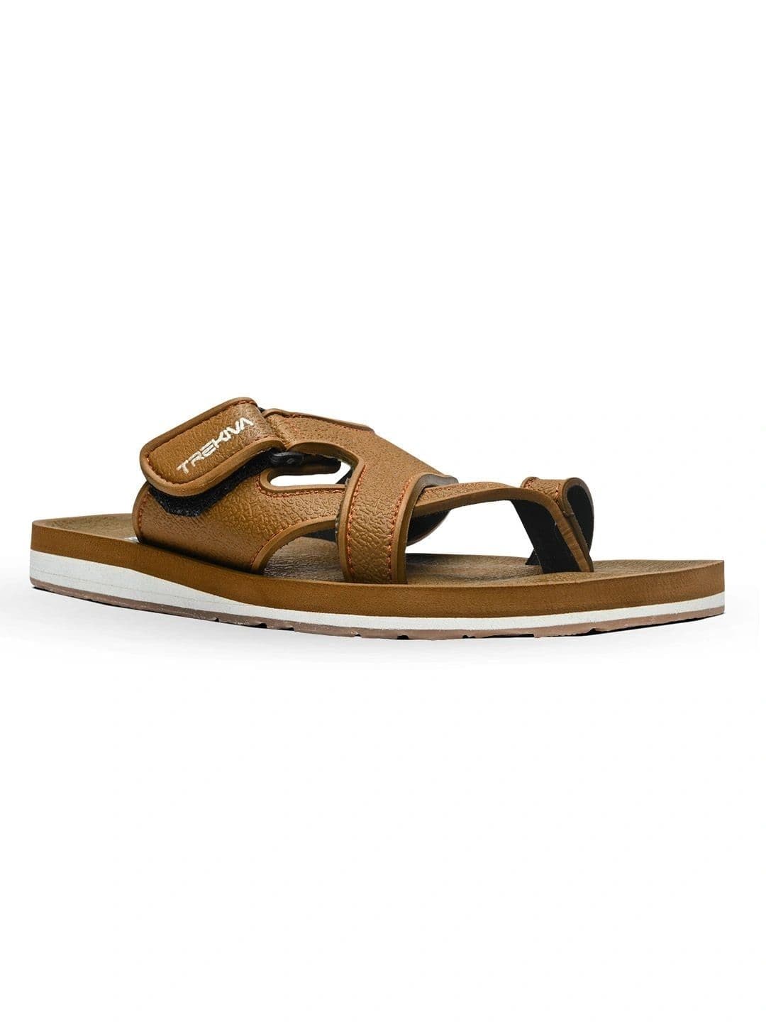 Trekiva Men Black Flip Flops - view 1