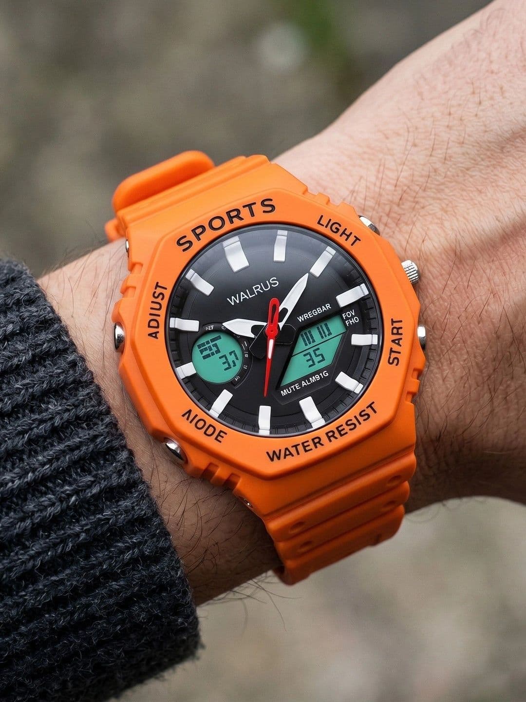 Walrus Sports Unisex LED Display Analogue and Digital Watch WWTM-SPORTS-021111 - view 1