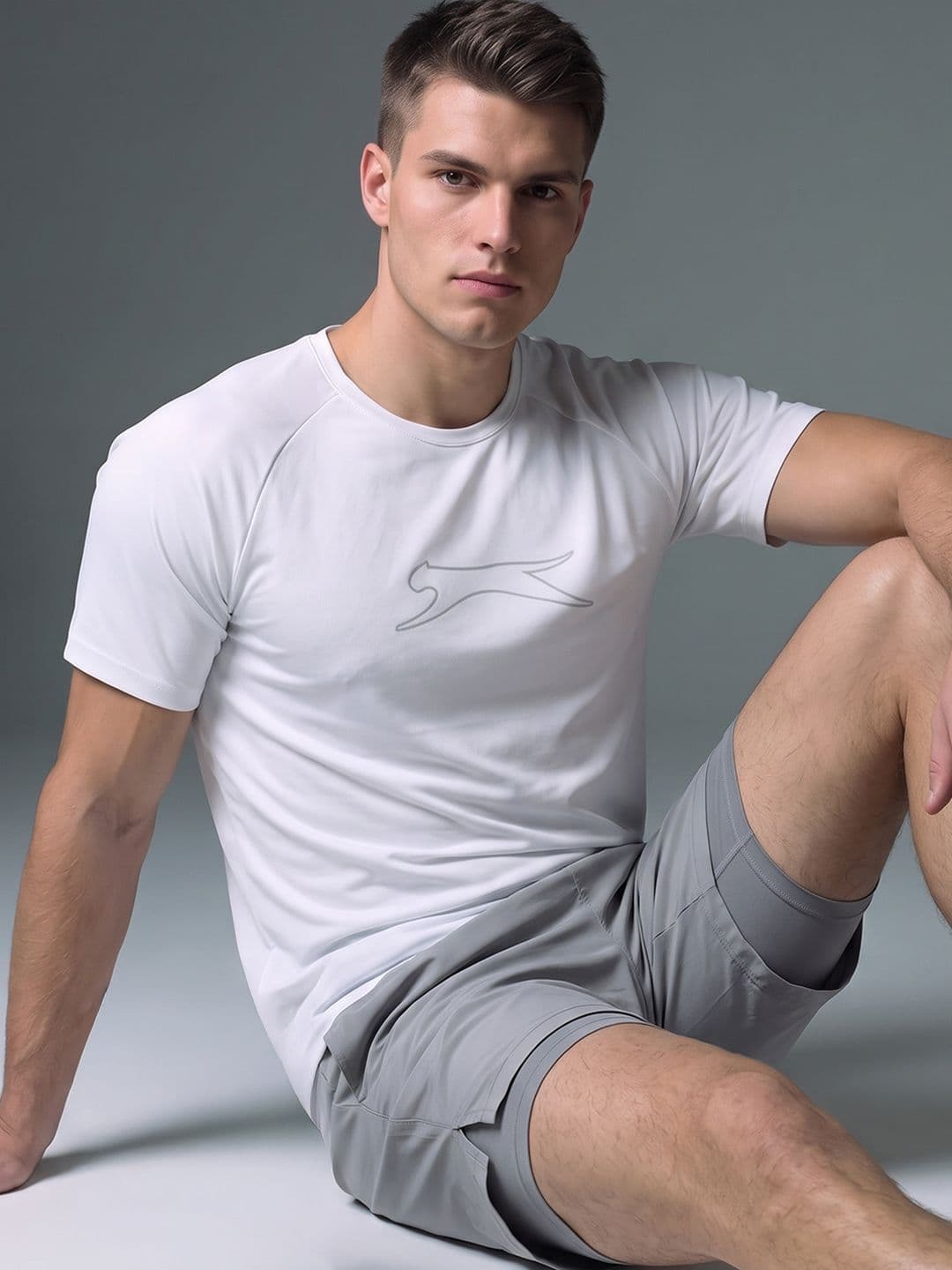 Slazenger Brand Logo Printed Sports T-shirt - view 1