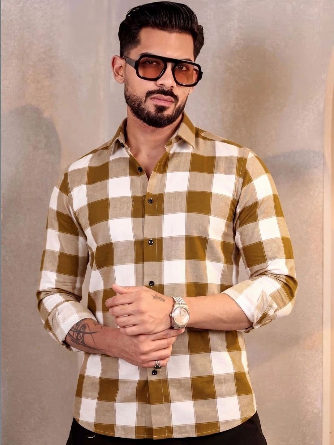 Manspire Men Buffalo Checks Checked Casual Shirt - view 1