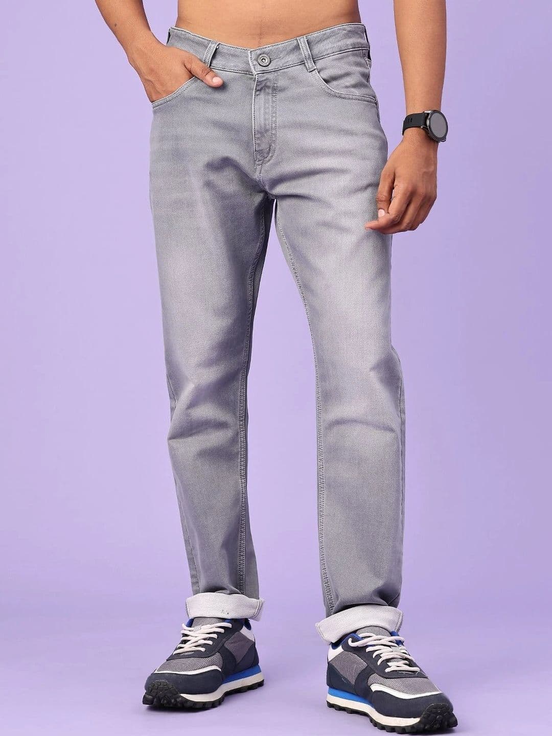V-Mart Men Regular Fit Mid-Rise Jeans - view 1