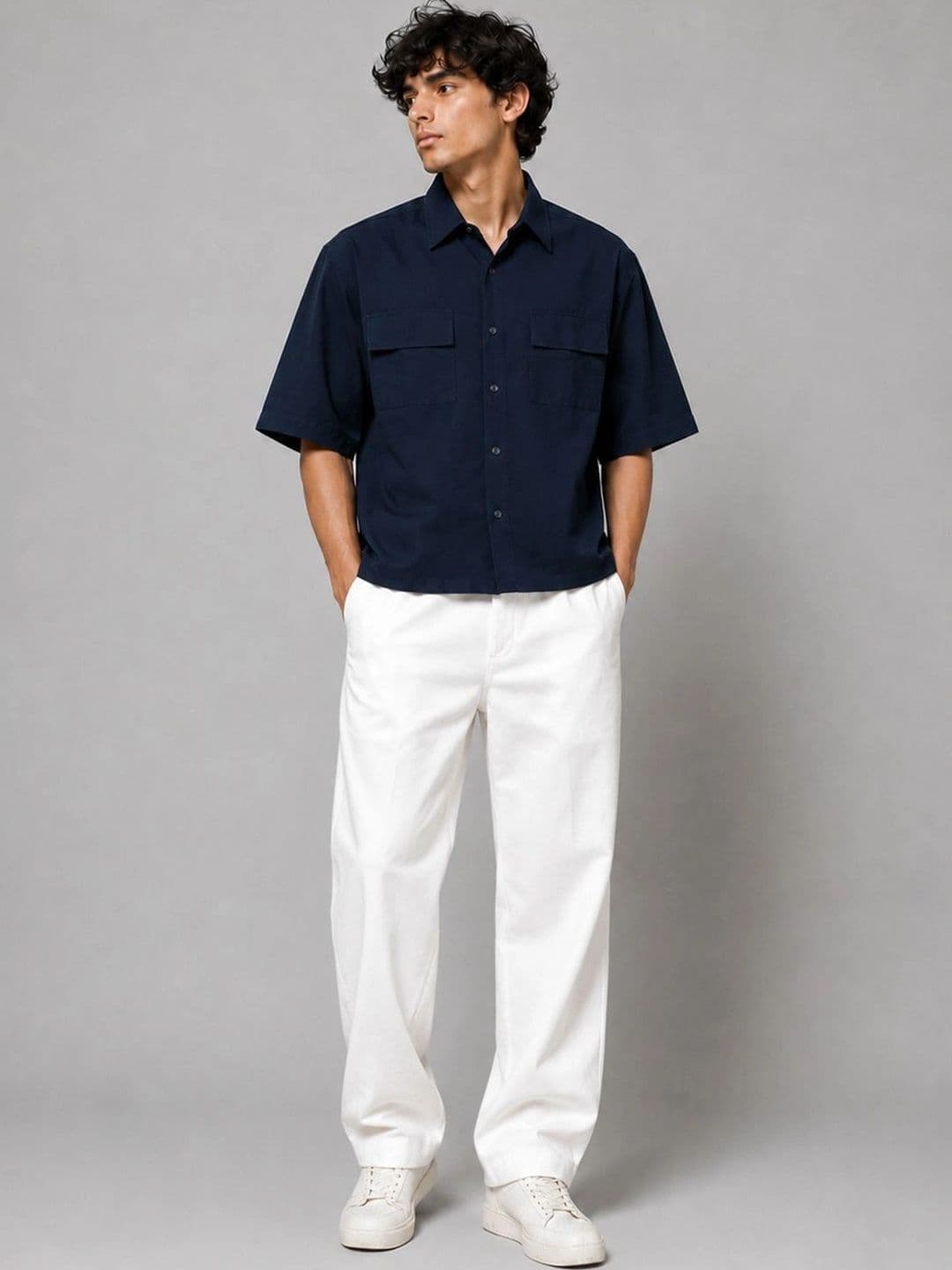 UNITED DENIM Men Premium Boxy Casual Shirt - view 1