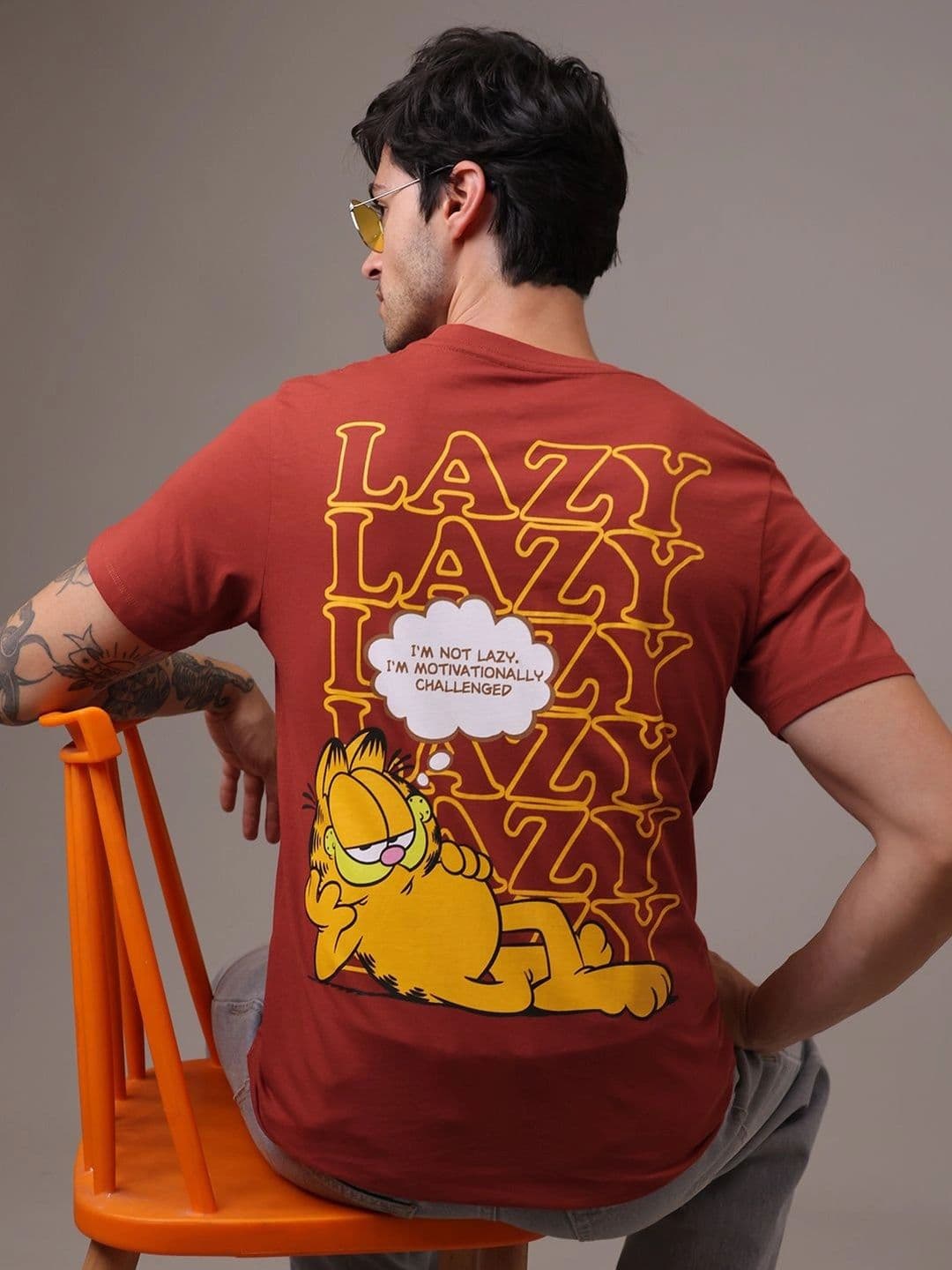 Free Authority Garfield Printed Pure Cotton Tshirts - view 1