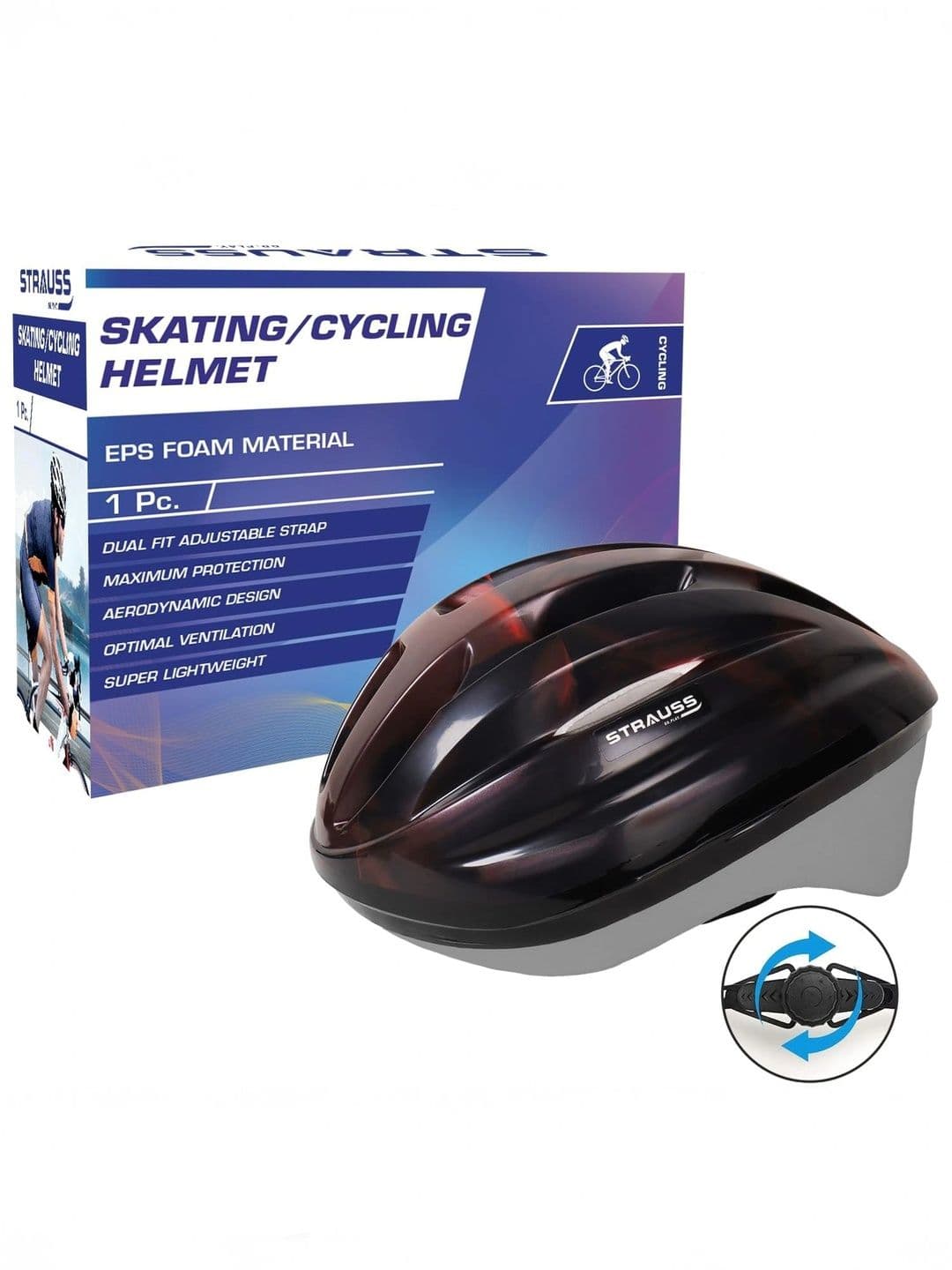 STRAUSS Adjustable Cycling Helmet - view 1
