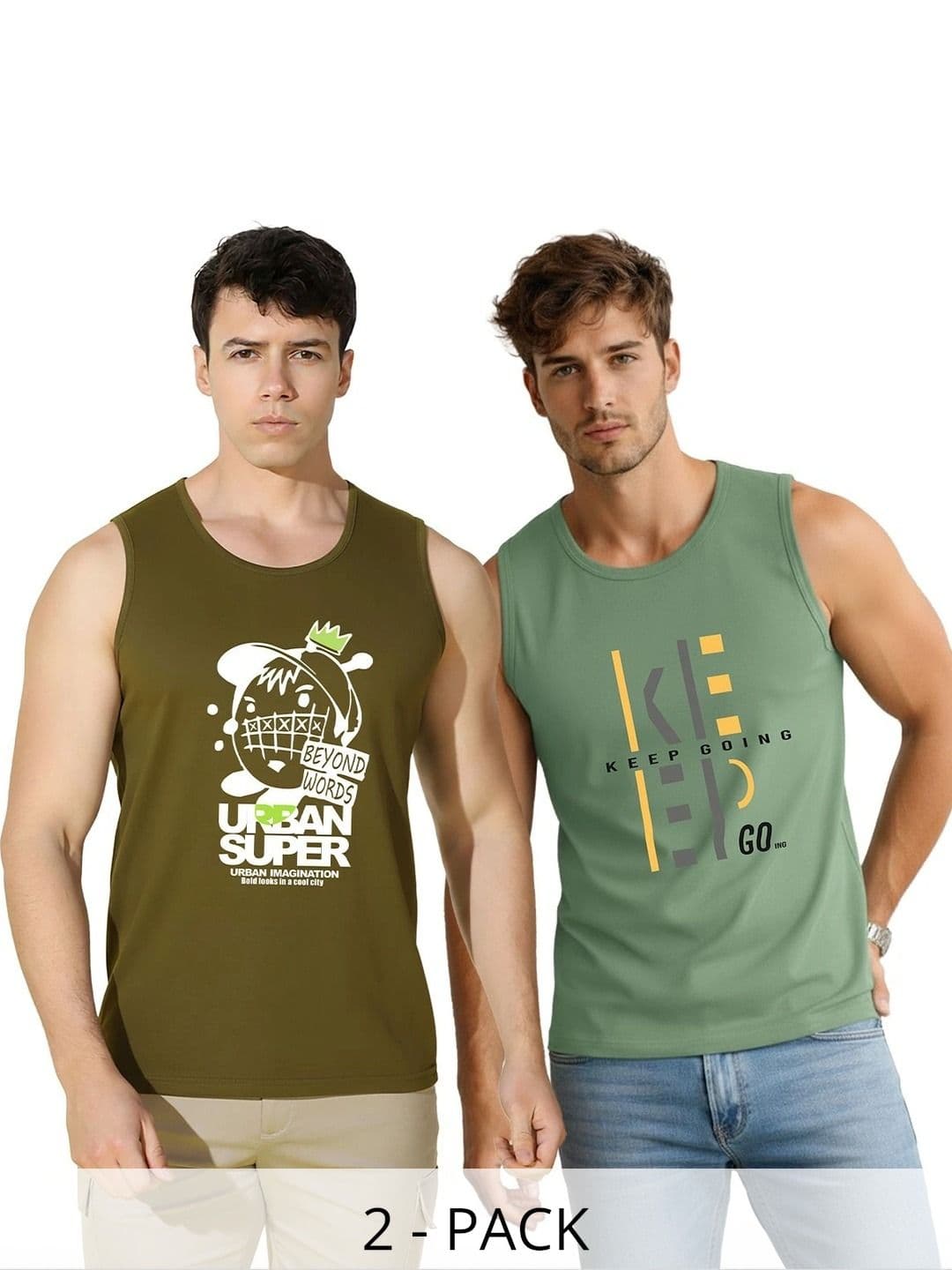 MINISTRY OF FRIENDS Men Typography 2 Printed T-shirt - view 1