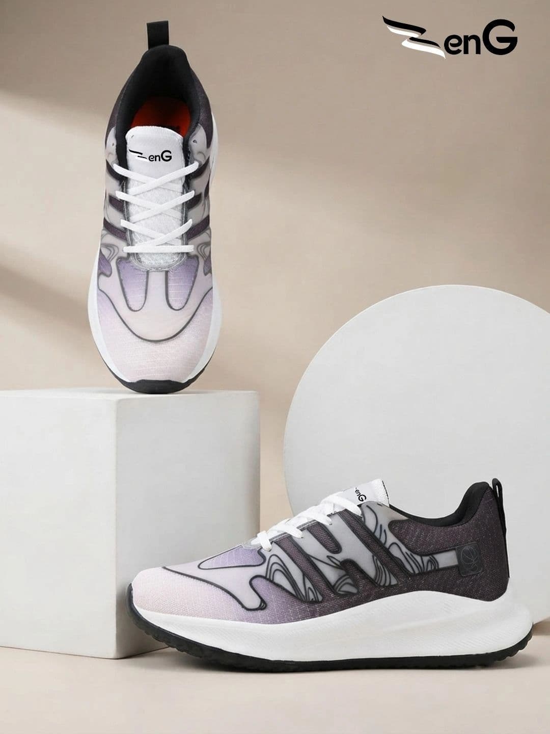 ZENG Men Mesh Running Non-Marking Shoes - view 1