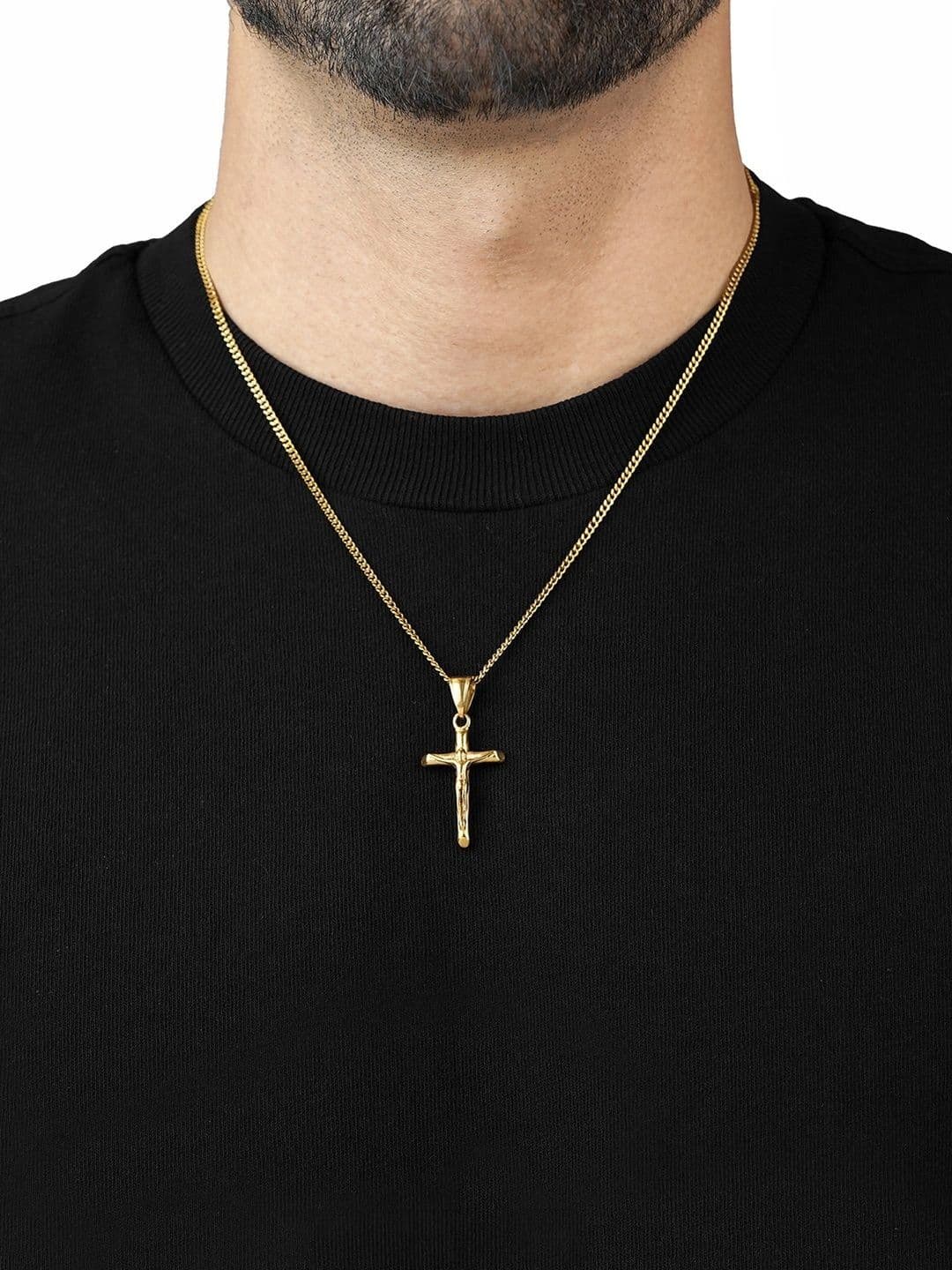 SWASHAA Gold-Plated Contemporary Pendants with Chains - view 1