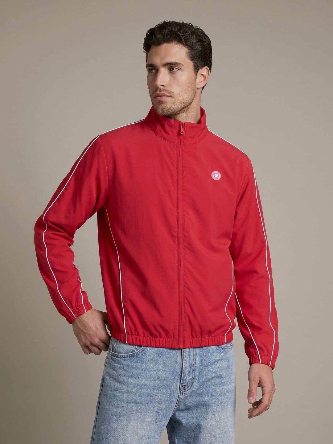glitchez Relaxed Fit Windcheater Tailored Jacket - view 1