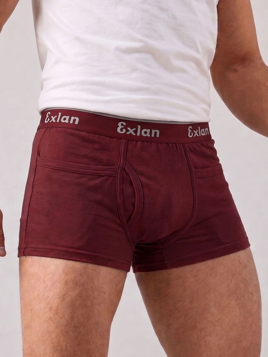 Exlan Cotton Solid Trunks - view 1