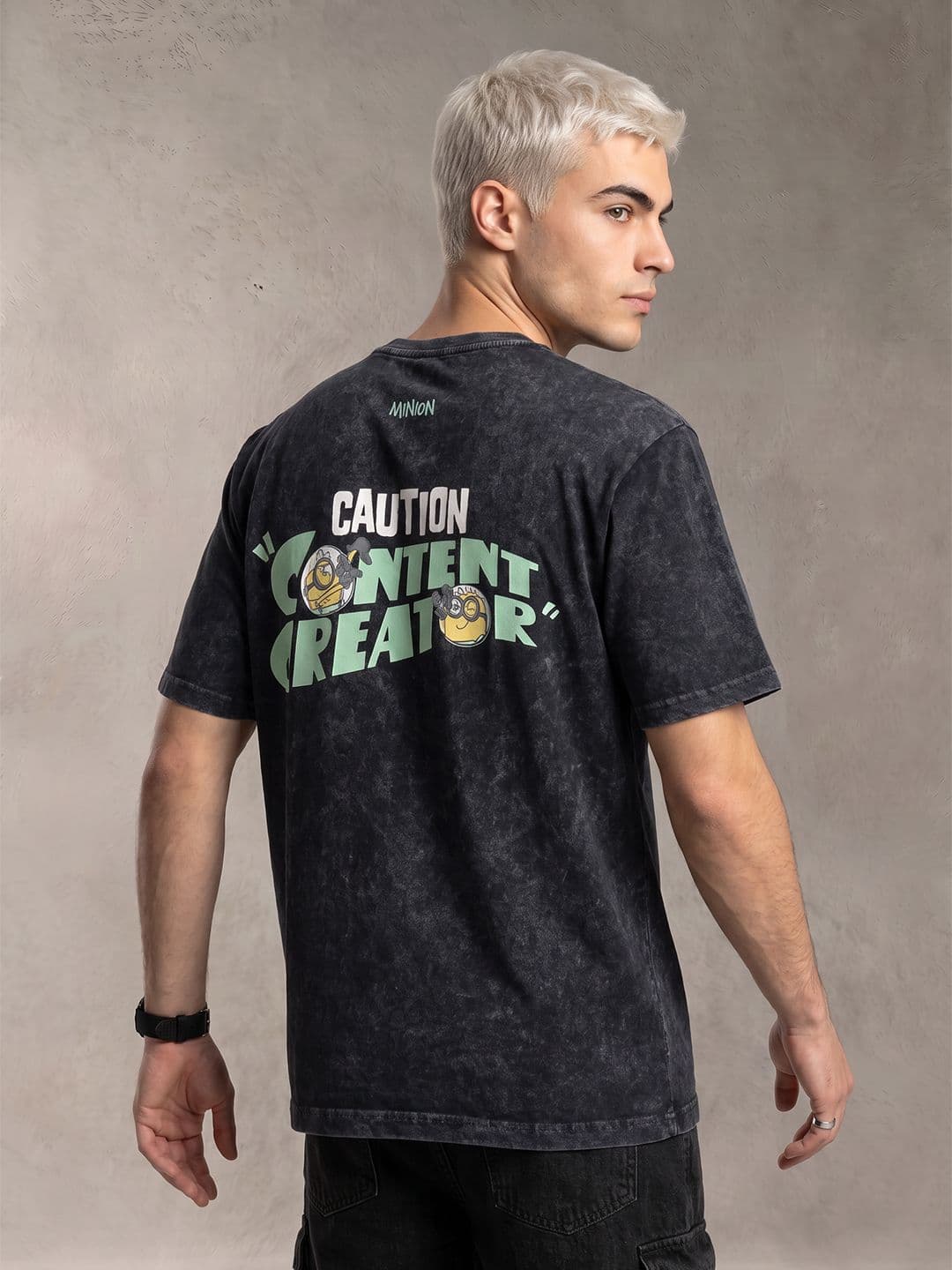 Minions by Kook N Keech Oversized Graphic Printed T-shirt - view 1