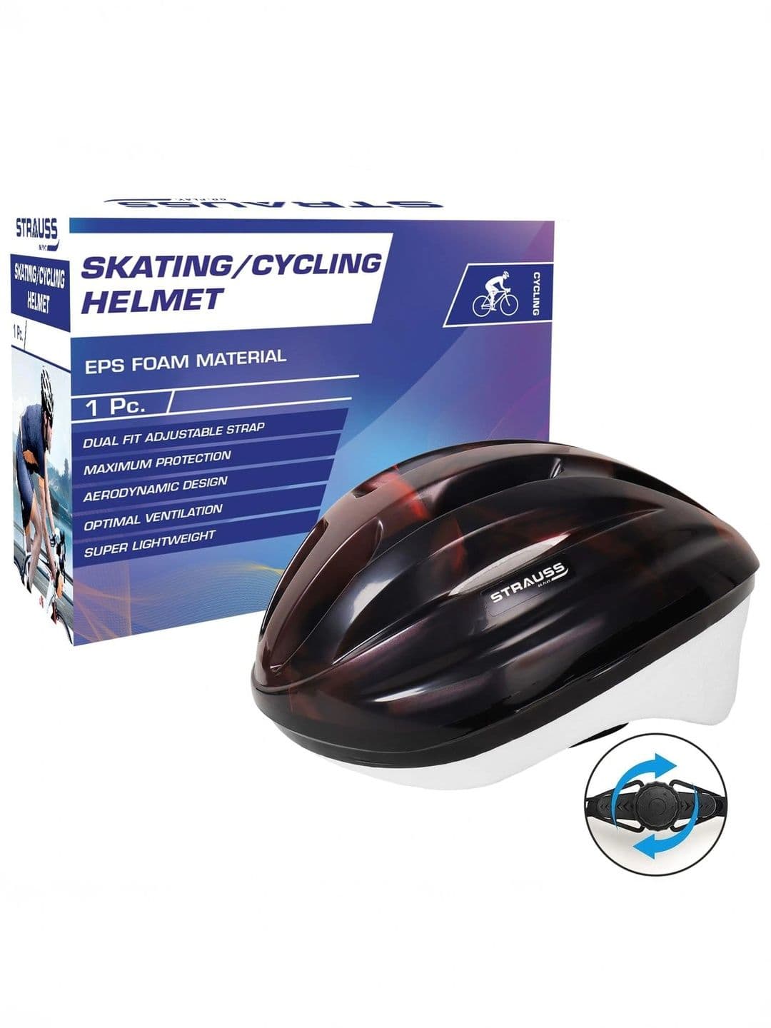 STRAUSS Adjustable Cycling Helmet - view 1