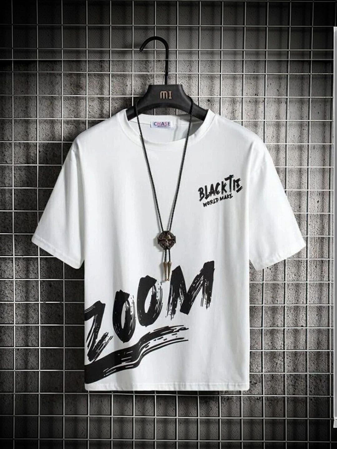 OISHEE Men Typography Printed Round Neck T-shirt - view 1