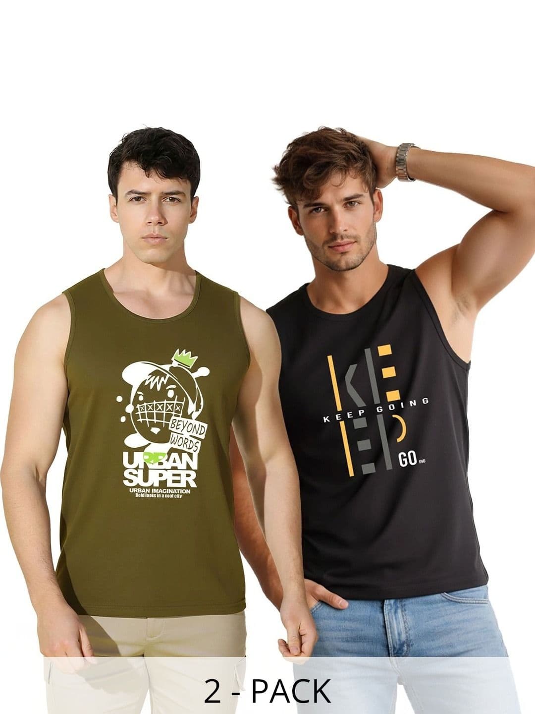 MINISTRY OF FRIENDS Men Typography 2 Printed T-shirt - view 1