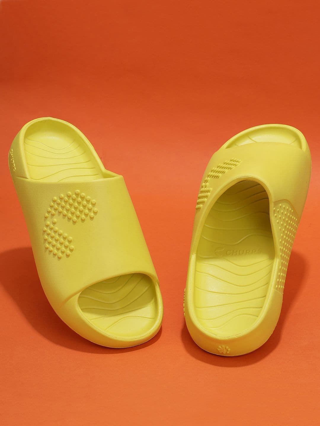 CHUPPS Men Yellow Chupster Orthopedic Sliders - view 1