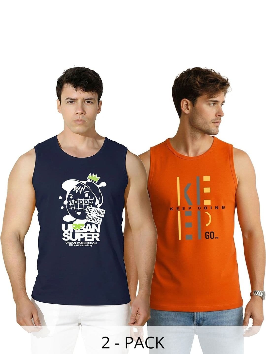 MINISTRY OF FRIENDS Men Typography 2 Printed T-shirt - view 1