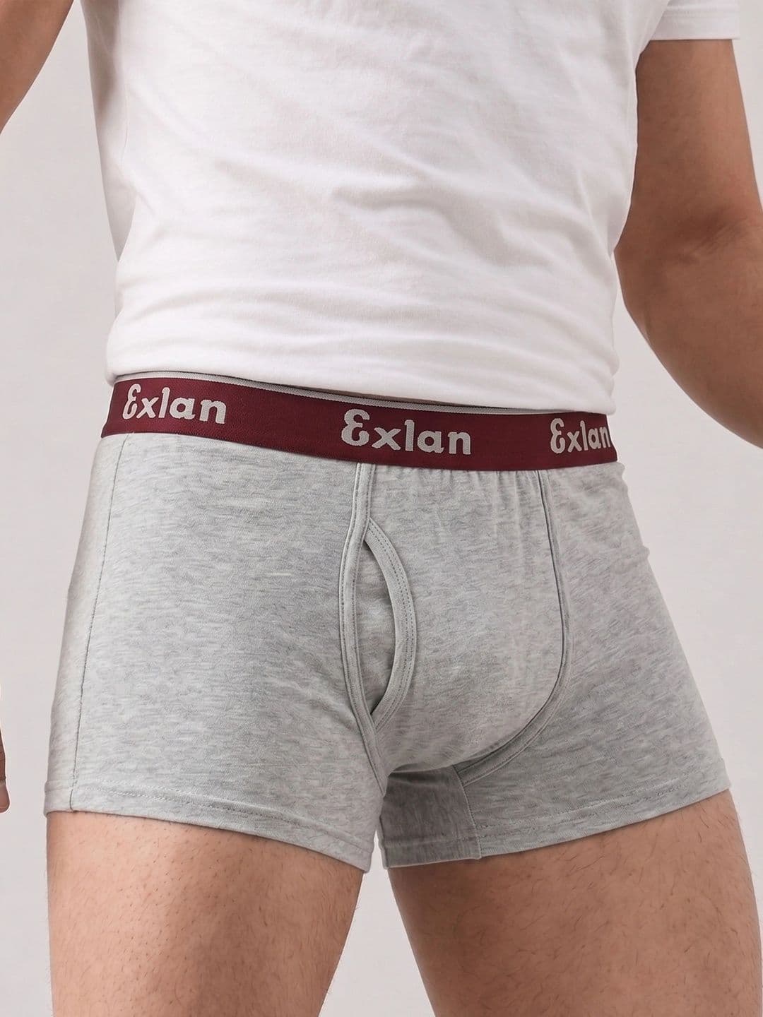 Exlan Cotton Solid Trunks - view 1