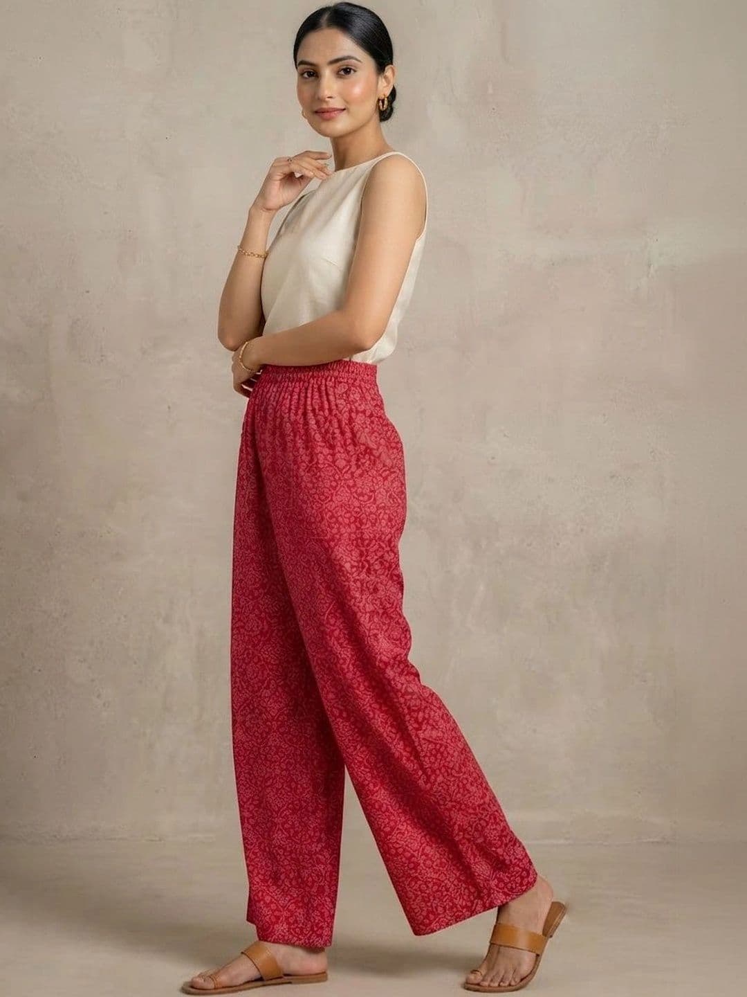 PRESHA Women Ethnic Motifs Printed Ethnic Palazzos - view 1
