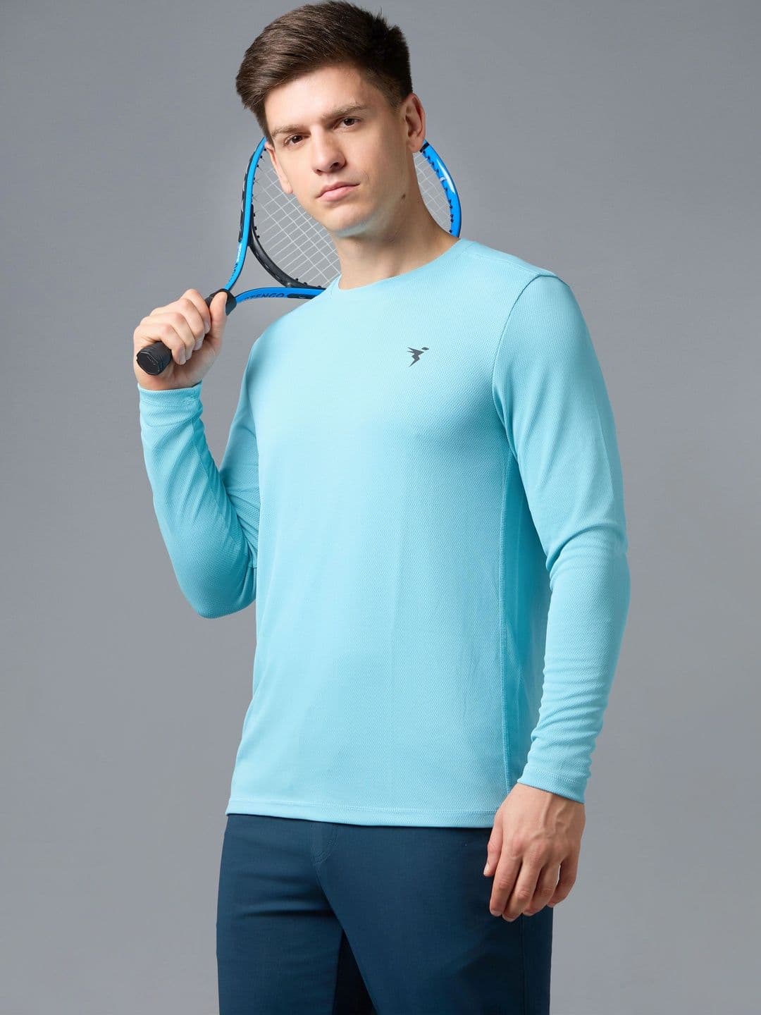 Technosport Men Brand Logo Slim Fit T-shirt - view 1