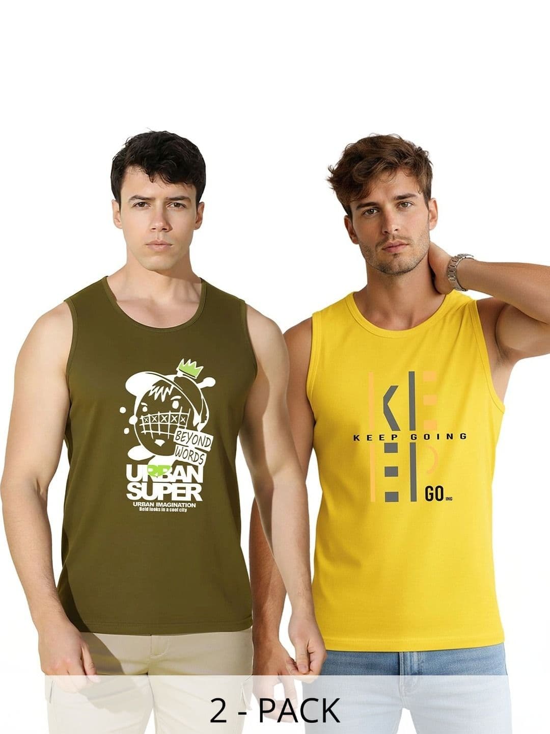 MINISTRY OF FRIENDS Men Typography 2 Printed T-shirt - view 1