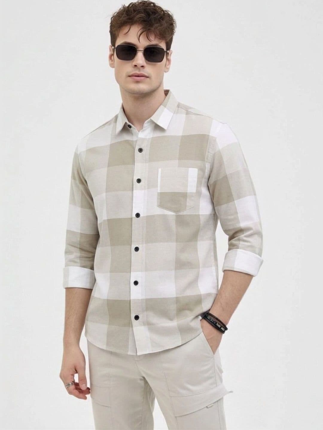 Falconwear Men Buffalo Checks Checked Casual Shirt - view 1
