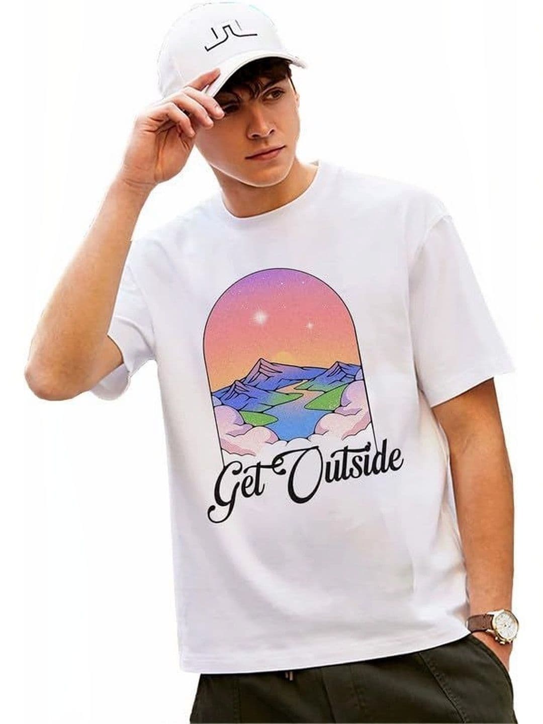 VLAM Unisex Printed Slim Fit T-shirt - view 1